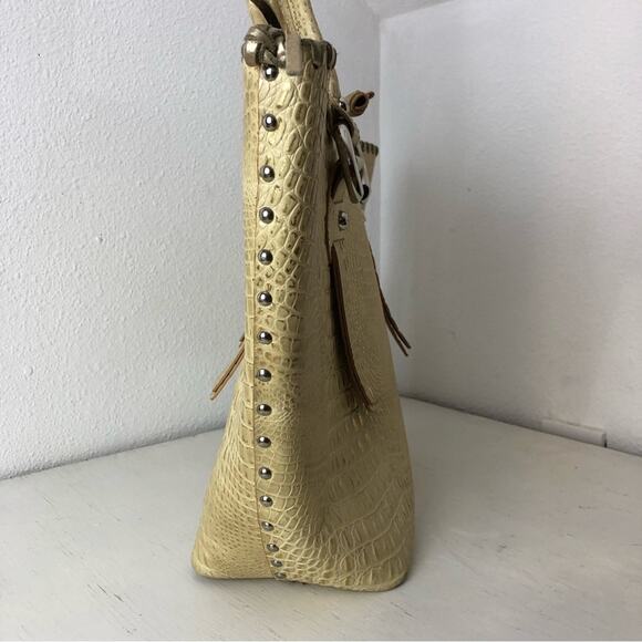 Francesco Biasia croc embossed large leather tote - Picture 4 of 15